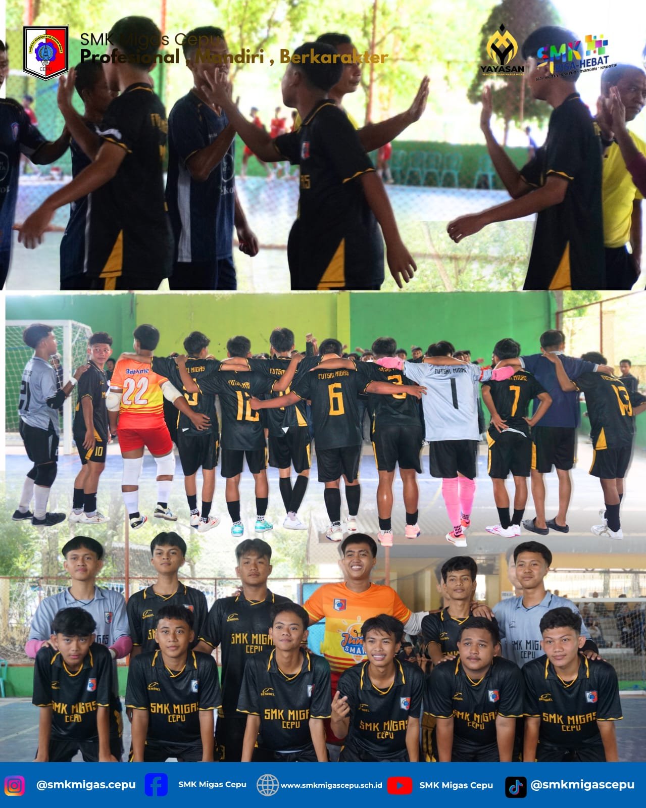 Juara 1 Turnamen Futsal dan Best Supporter Warnai HUT ke-34 SMANDA